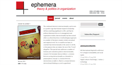 Desktop Screenshot of ephemerajournal.org